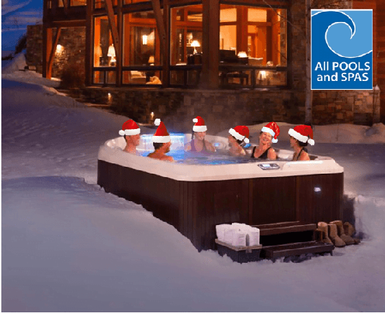 Christmas Hot Tub Party