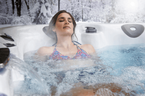 stress relief in hot tub