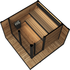All POOLS and SPAS Yakia Outdoor Sauna 400 L 9