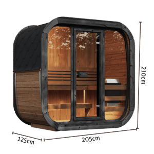 All POOLS and SPAS Yakia Outdoor Sauna 200 S 9