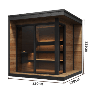 All POOLS and SPAS Yakia Outdoor Sauna 400 L 8