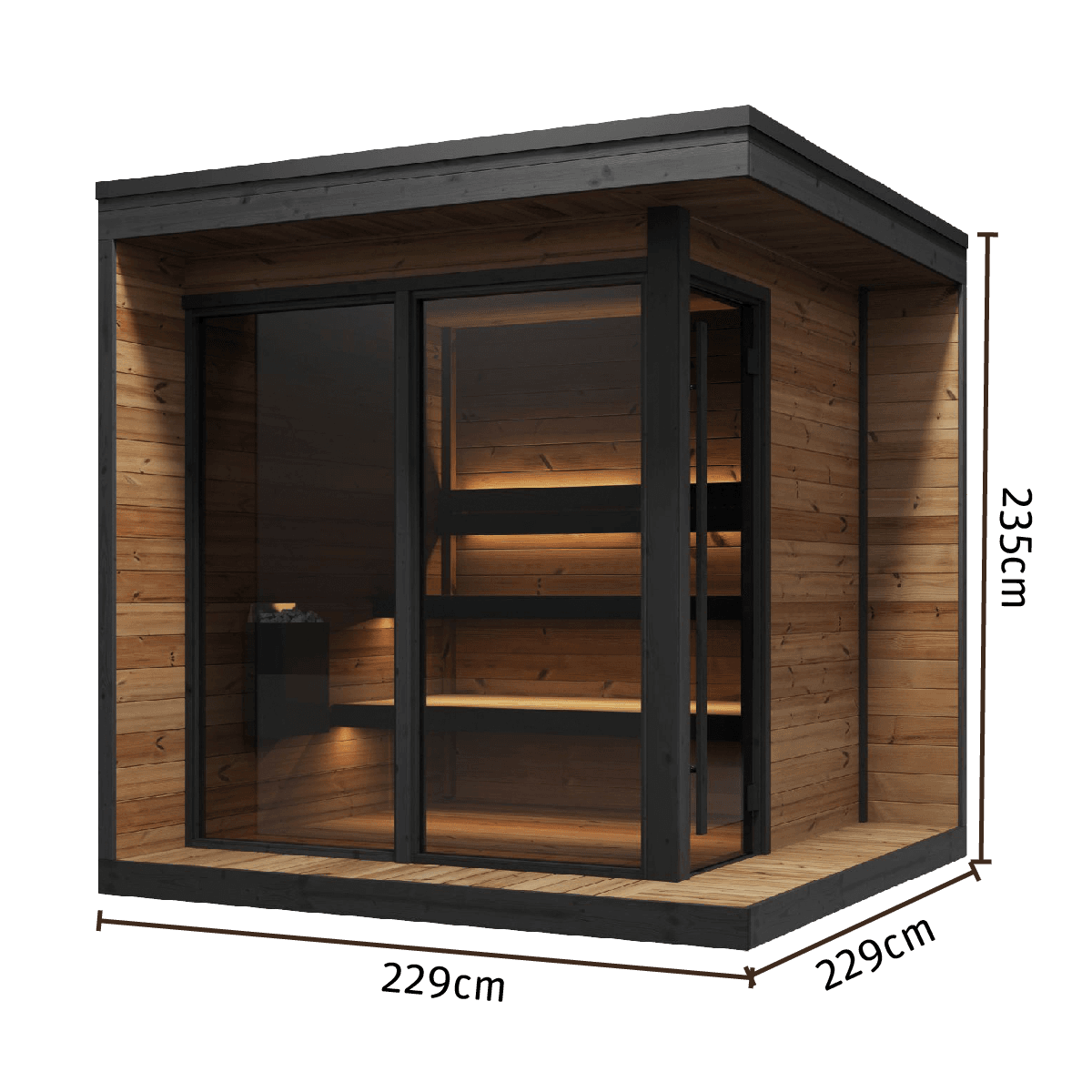 Yakia Outdoor Saunas 400 L | All POOLS and SPAS