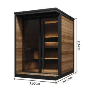 All POOLS and SPAS Yakia Outdoor Sauna 400 S 8