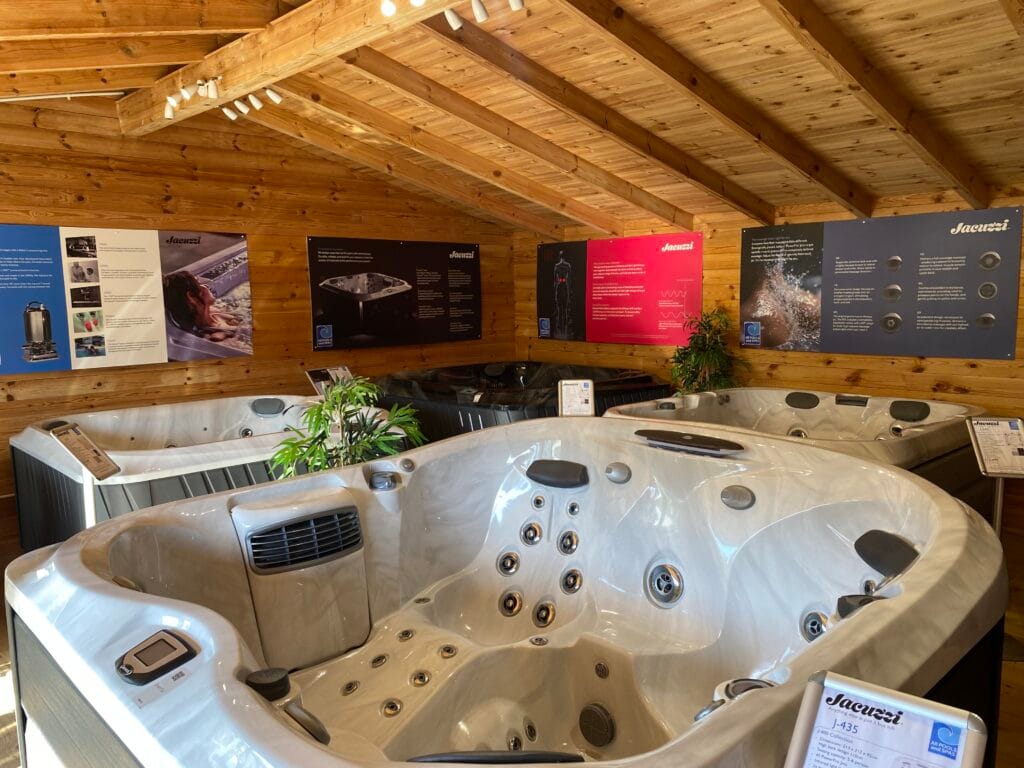 All POOLS and SPAS Showroom in Shepton Mallet, Somerset | Hot Tubs Swim Spas, Endless POOLS and Saunas | Jacuzzi, Endless Pools, Artsian, Yakia