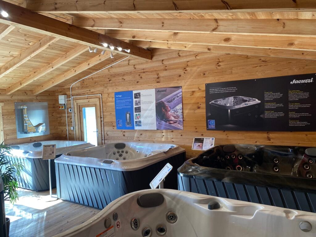 All POOLS and SPAS Showroom in Shepton Mallet, Somerset | Hot Tubs Swim Spas, Endless POOLS and Saunas | Jacuzzi, Endless Pools, Artsian, Yakia