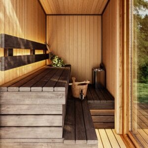 All POOLS and SPAS Yakia Outdoor Sauna Ultima S 12