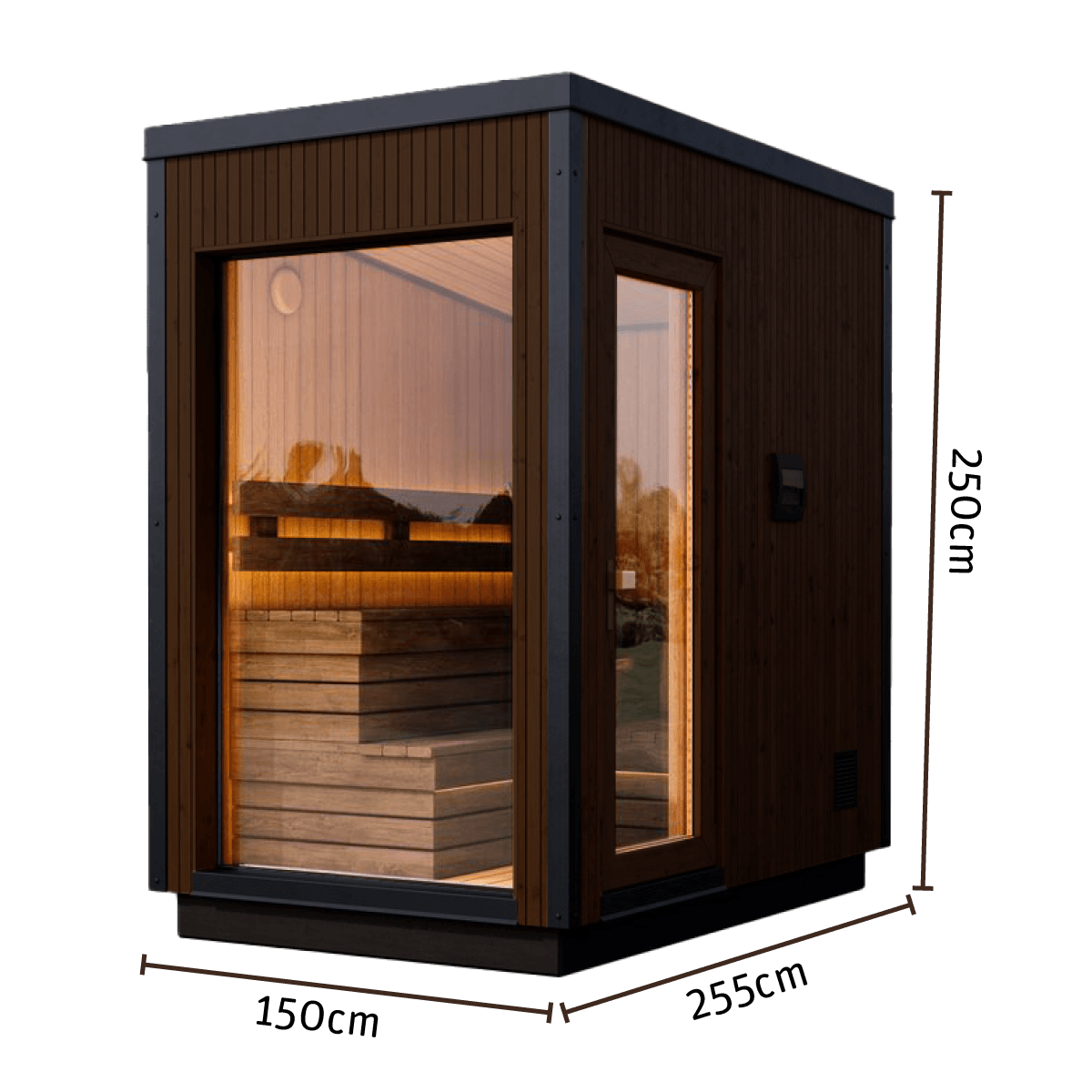 Ultima Small Yakia Outdoor Traditional Sauna All POOLS and SPAS, Somerset